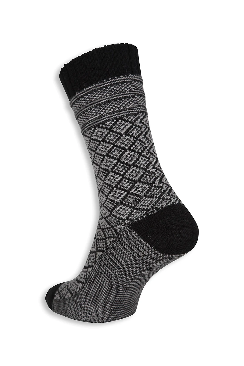 EMS Mens Spot Merino Everyday Crew Sock