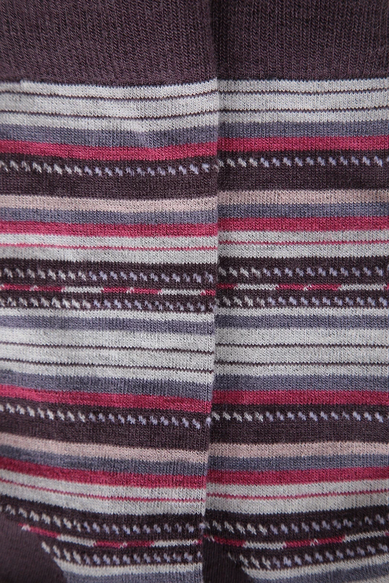 EMS Striped Merino Womens Everyday Crew Sock