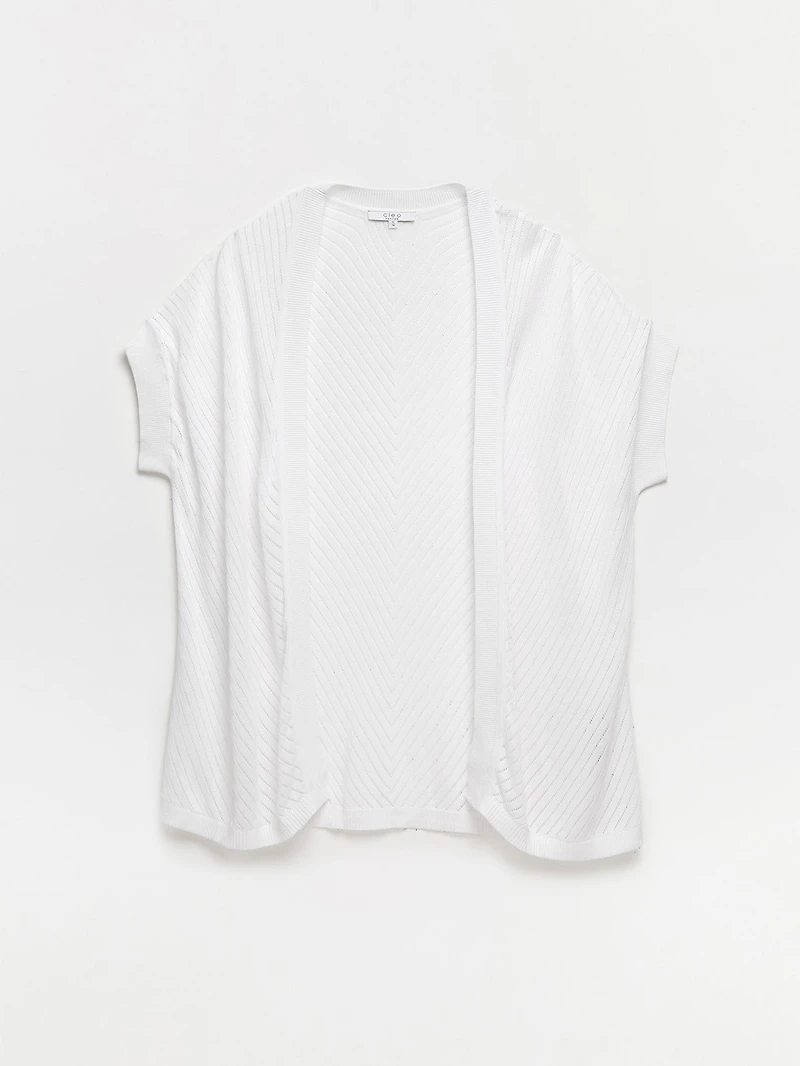 Petite Lightweight Pointelle Knit Cover Up
