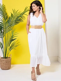 Petite Gauze Maxi Dress