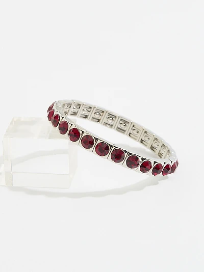 Genuine Crystal Stretch-Bracelet