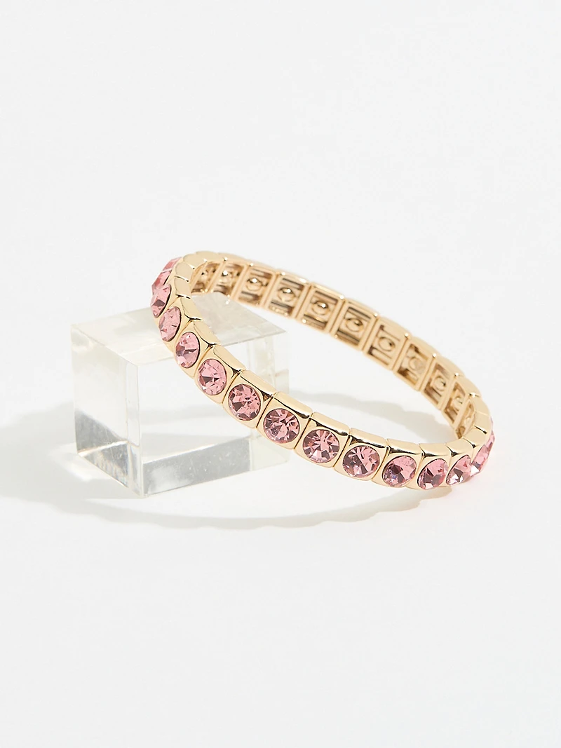 Genuine Black Crystal Stretch Bracelet