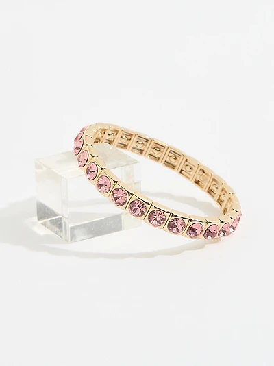 Genuine Black Crystal Stretch Bracelet