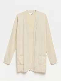 Open Knit Long Cardigan
