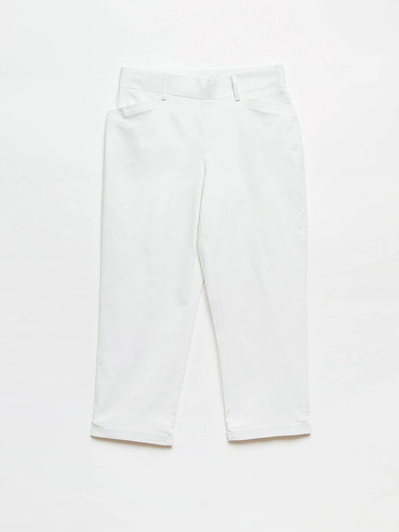 Emily Slim Microtwill Capri