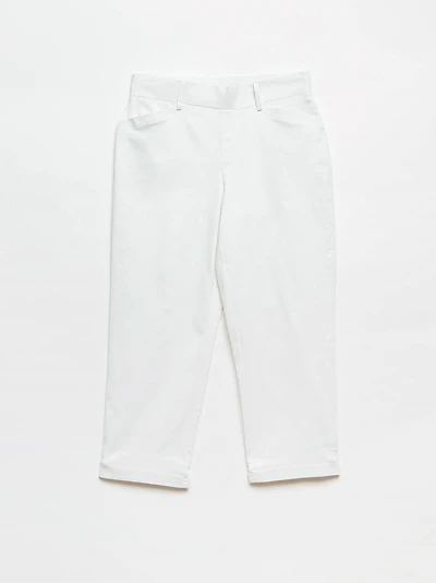 Emily Slim Microtwill Capri
