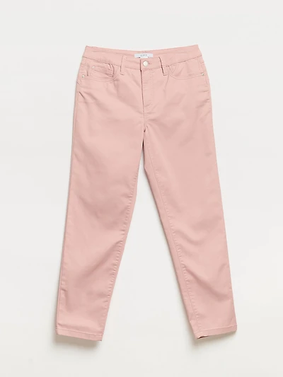 Dusty Pink Lilly Ankle Jeans