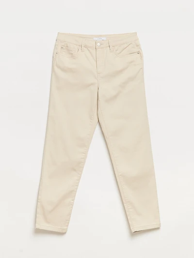 Cream Lilly Ankle Jeans