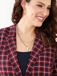 Gold Stackable Necklace Trio