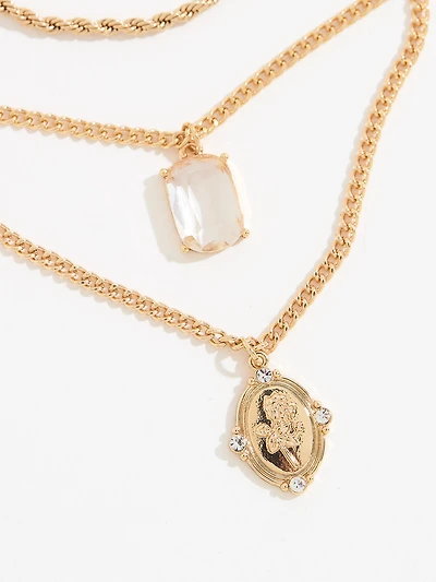 Gold Stackable Necklace Trio