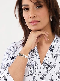 Silver Stretch Bracelet