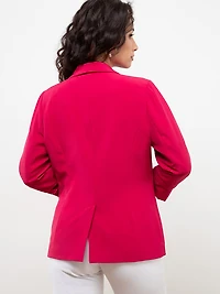 Rouched Sleeved Blazer