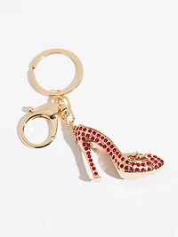 Crimson Crystal Stiletto Key Chain