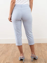 Emily Chambray Stripe Capri