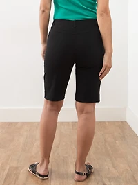 Emily Microtwill Short in Black