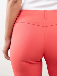 Emily Papaya Microtwill Capris