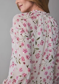 Floral Chiffon Blouse