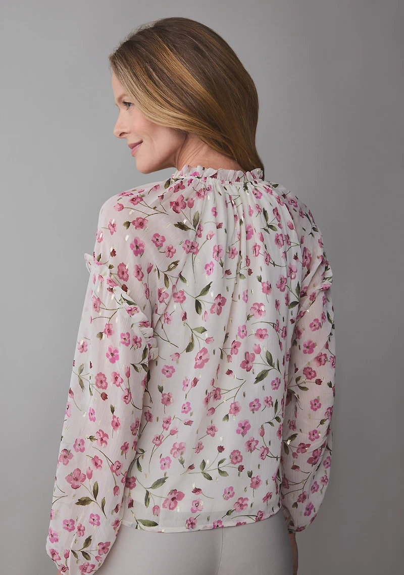 Floral Chiffon Blouse