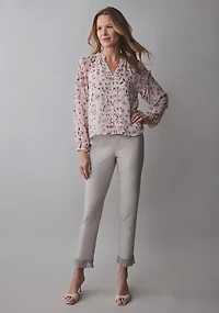 Floral Chiffon Blouse