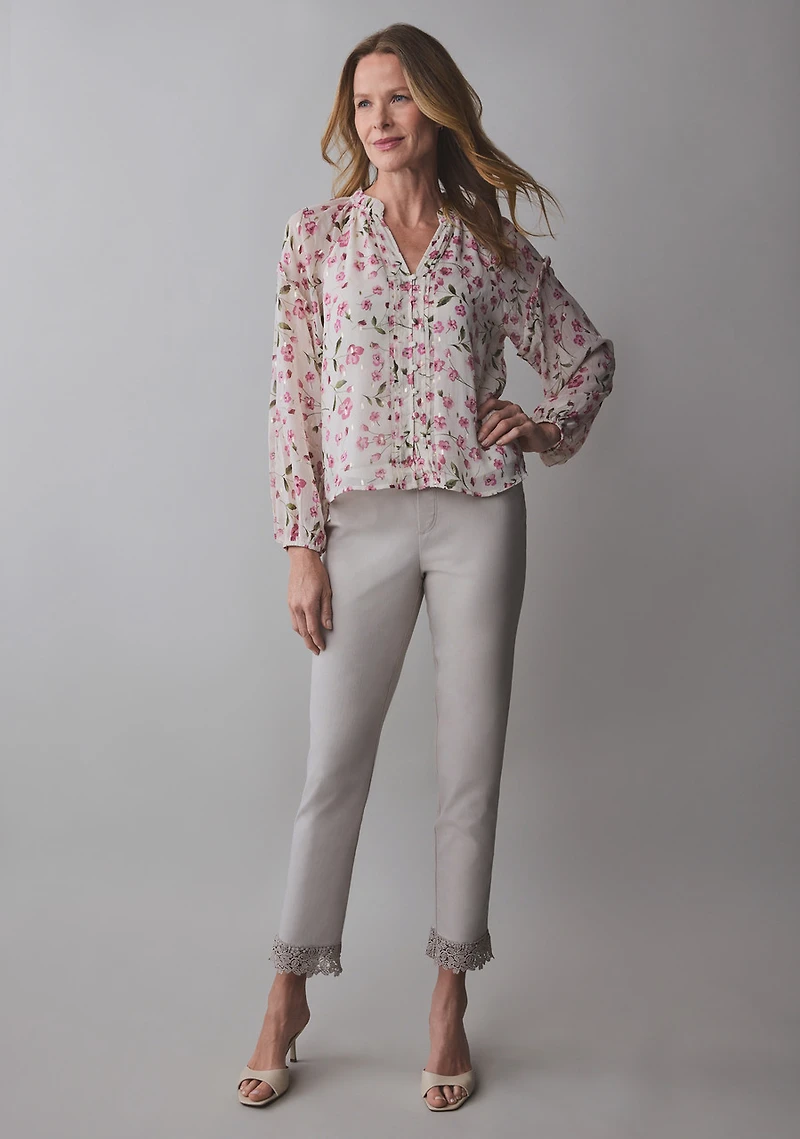 Floral Chiffon Blouse
