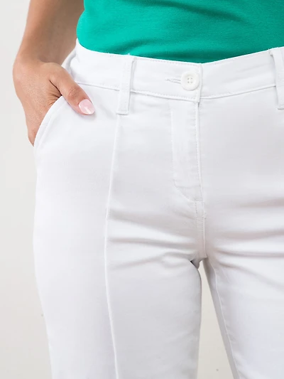 Kathryn White Ankle Jeans