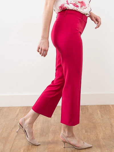 Leah Ankle Pant in Lipstick