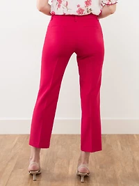 Leah Ankle Pant in Lipstick