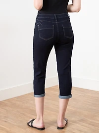 Lilly Dark Wash Jean Capris