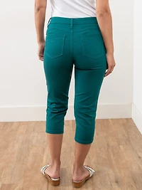 Lilly Peacock Denim Capris