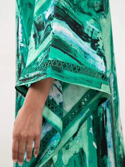 Petite Flutter One-Shoulder Dress