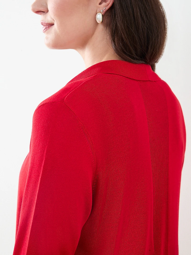 3/4 Sleeve Lightweight Knit Cardi