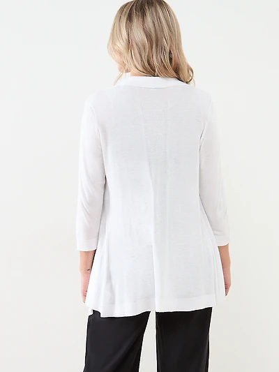 3/4 Sleeve Lightweight Knit Cardigan