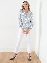 Button Front Blouse