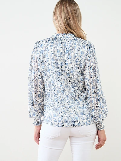 Button Front Blouse
