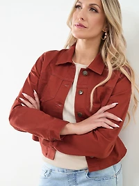 Cropped Denim Jacket