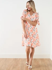 Fit and Flare Knee Length Dress