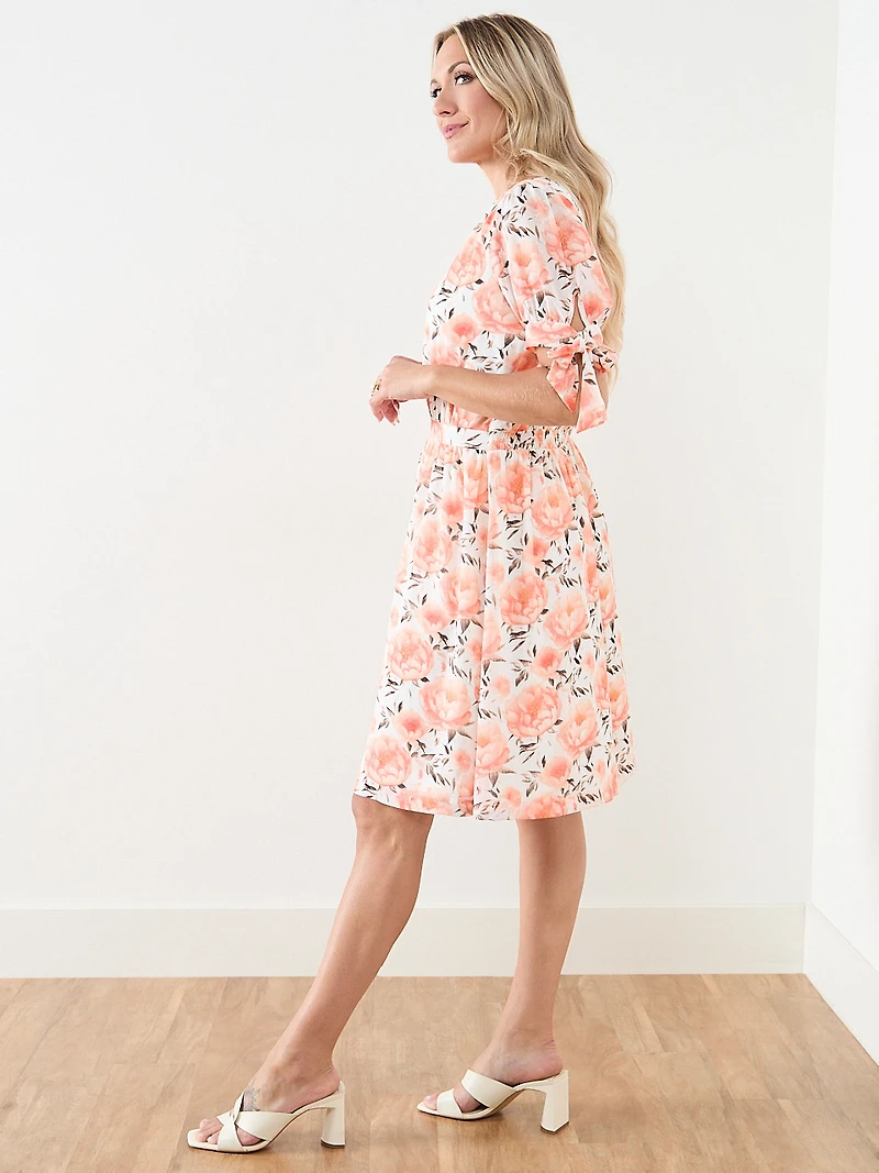 Fit and Flare Knee Length Dress