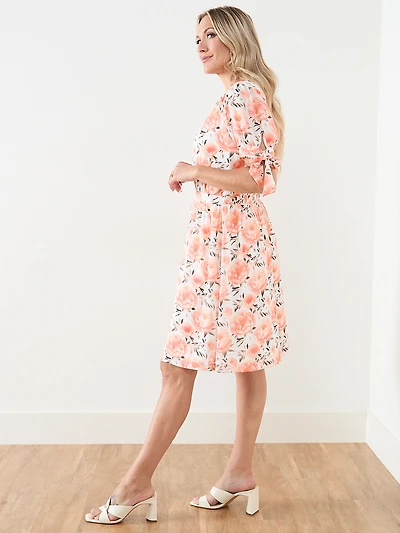 Fit and Flare Knee Length Dress