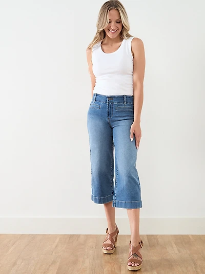 Haylie Wide Crop Jeans