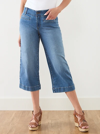 Haylie Wide Crop Jeans