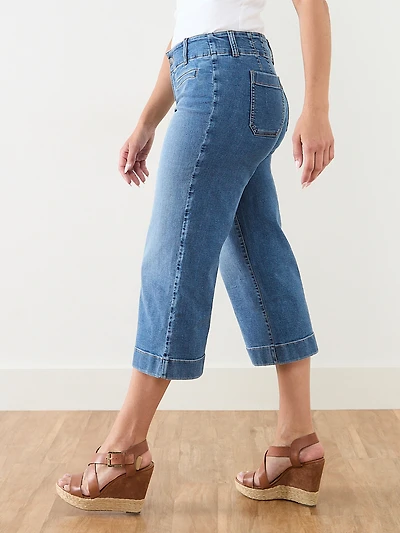 Haylie Wide Crop Jeans