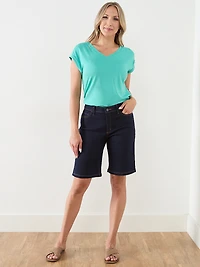 Lilly Dark Wash Denim Short