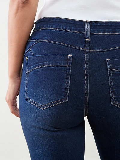 Lilly Dark Wash Slim Ankle Jeans