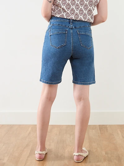 Lilly Light Wash Denim Short