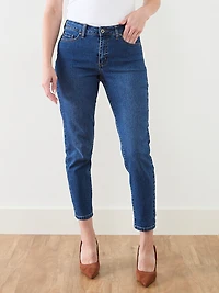 Lilly Mid Wash Slim Ankle Jean