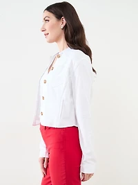 Linen Trucker Jacket