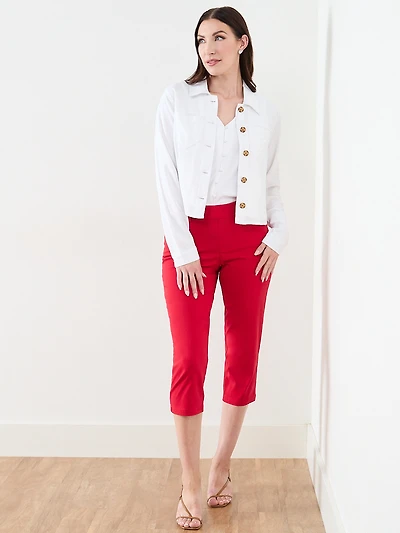 Linen Trucker Jacket