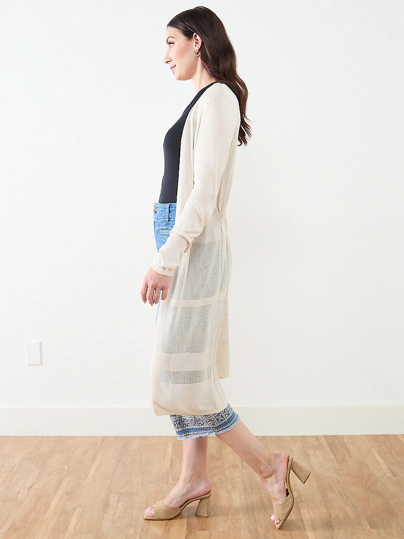 Long Sleeve Lightweight Knit Cardigan