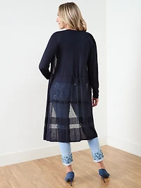 Long Sleeve Lightweight Knit Cardigan Sweater