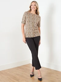 Short Sleeve Boatneck Tee